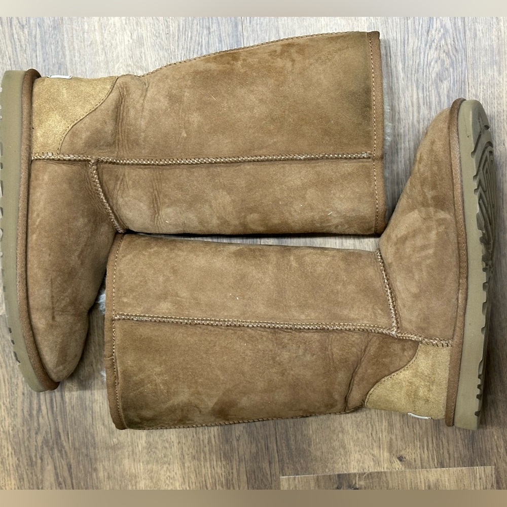 UGG Chestnut Suede Boots size 6β - Picture 2 of 6